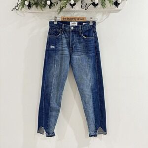 Frame Nouveau Le Mix Step Hem Jeans 24 U9076